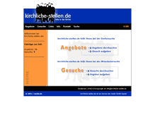 Tablet Screenshot of kirchliche-stellen.de